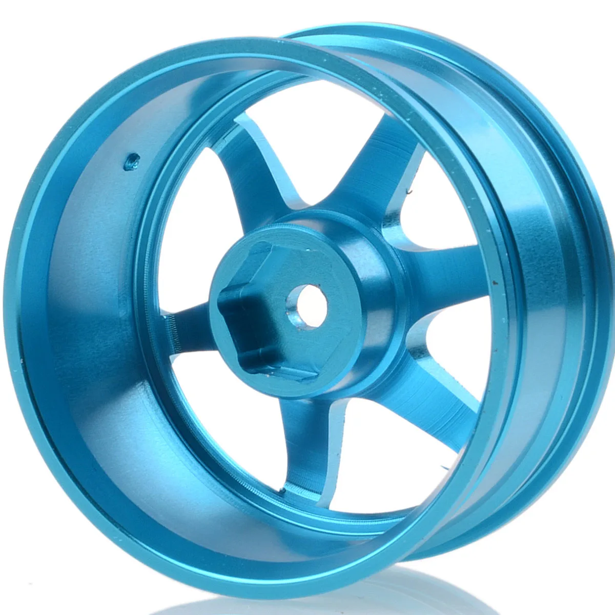 Колесный обод 4P АЛЮМИНИЕВЫЙ на 6 спиц для RC 1/10 On Road 1052 Drift Sakura HSP Tamiya|6 spoke rims|rc rimsaluminum