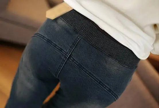 Women Ladies Wild Snow Denim Jeans Harem Pants Autumn Warm Trouser Pantalon Femme Korean Blue Pant Calca Feminina A1 | Женская одежда