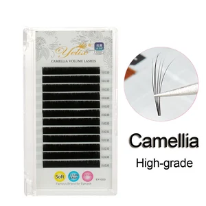 Новинка, ресницы Yelix камелии ручной работы, высококачественные ресницы Pandora faxu, норковые ресницы, толстыенатуральные профессиональные ресницы для наращивания