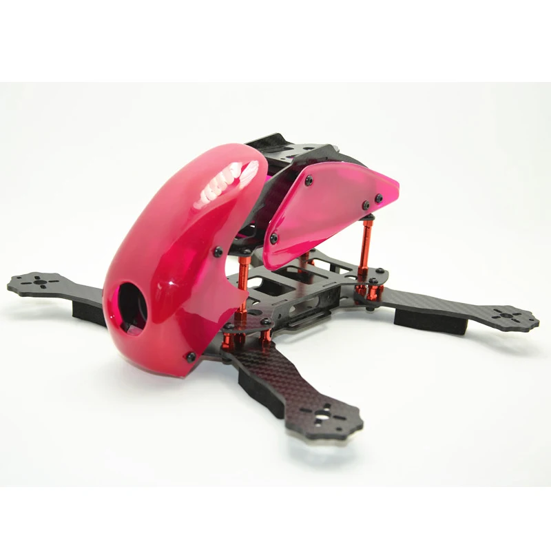 4 осевая полностью карбоновая гоночная рамка для мини квадрокоптера Robocat 270 мм без