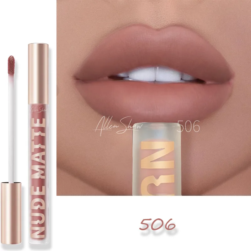 

8 Colors Makeup Matte Lipstick Waterproof Long Lasting Lip Stick Sexy Red Pink Velvet Nude Lipsticks Make Up Lip Tint Cosmetics