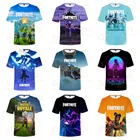 Модная женская и Мужская детская одежда Fortnite Victory, 3d свитер Battle Royale, топы для мальчиков и девочек, детская футболка, футболка с героями, одежда