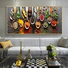 Кухня тема трав и специй для Пособия по кулинарии холст художественные плакаты и принты холст настенные картины художественные фотографии Куадрос Декор