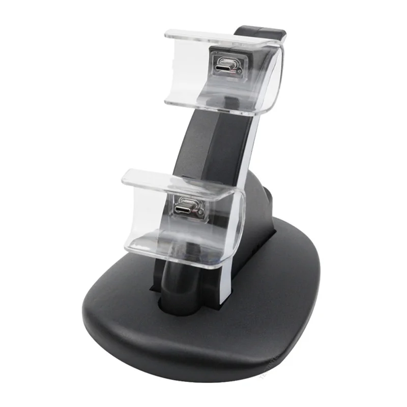 

For PS5 controller 5V 2A Game Controller Handle Dual Charger Dock Dual Sense Wireless Charging Power Cradle Desktop Stand