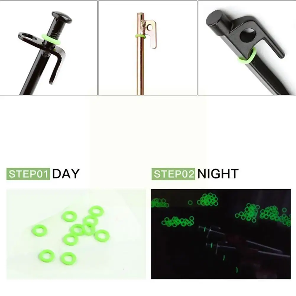 Флуоресцентный круг ночного лагеря ногтевой светящаяся палатка для удочки