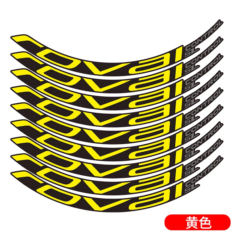 

bicycle stickers mountain bike roval control SL width rim wheel set color sticker MTB BDC BICICLETTA Rim Decoration Vinyl 45cm