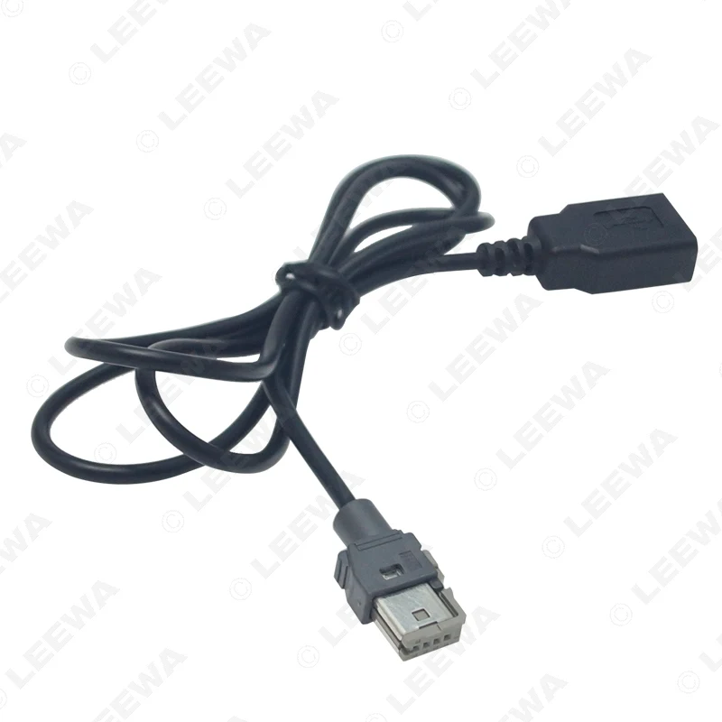 LEEWA 10X Оригинальный стандартный CD аудио разъем USB адаптер Conector для Peugeot 307 408 Citroen C4 C5 кабель передачи данных