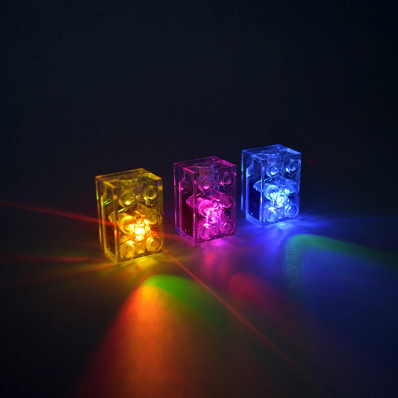 

5Pcs/Set Building Blocks LED Lights for Baby Funny Colorful Light-emitting Kids Toys for Wedding Party Holiday Decoration