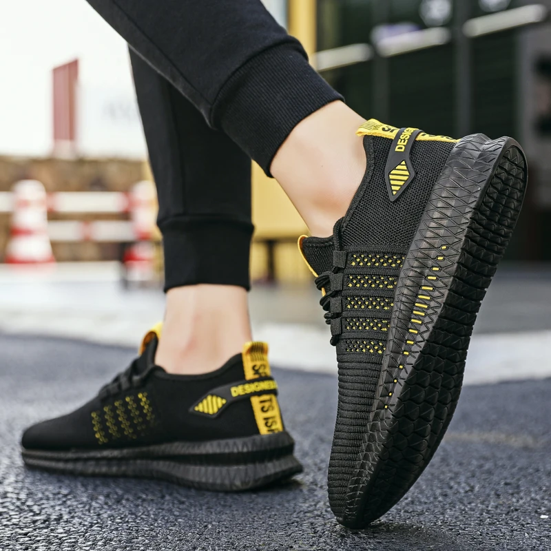 Fashion Running Shoes Light Comfortable Casual Men's Sneaker Breathable Non-slip Wear-resistant Outdoor Walking Mens Sport Shoes