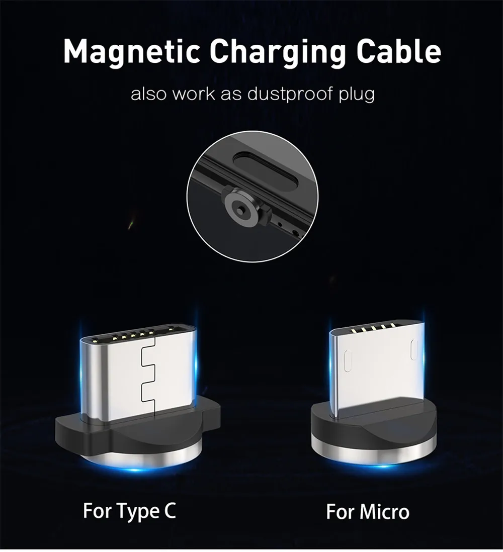 Быстрое QC 3 0 зарядное устройство type C Micro Магнитный USB кабель для huawei p20 P30 mate 20 10 lite