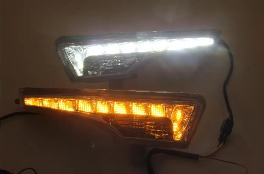 Указатель поворота стиль реле Водонепроницаемый 12V светодиодный авто DRL Дневной