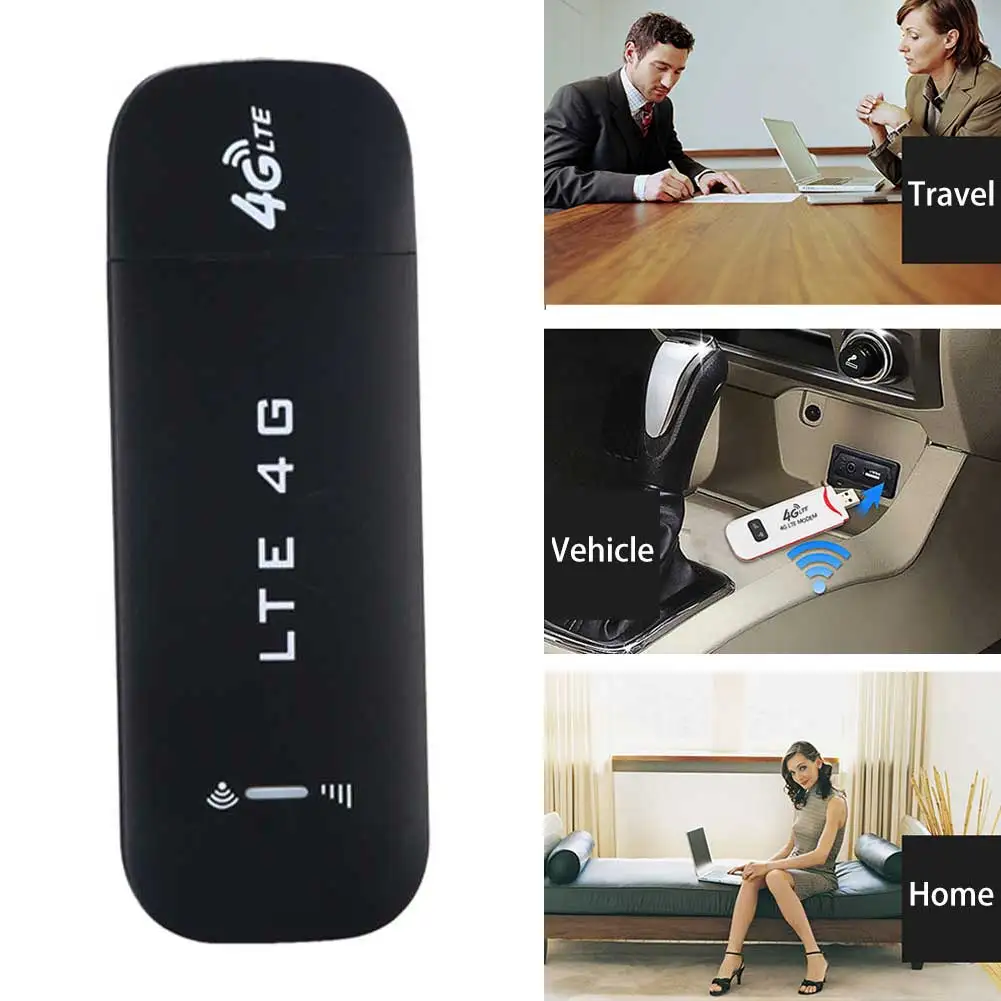 Сетевой адаптер 4G LTE мобильный портативный USB модем ключ высокоскоростной Wi Fi