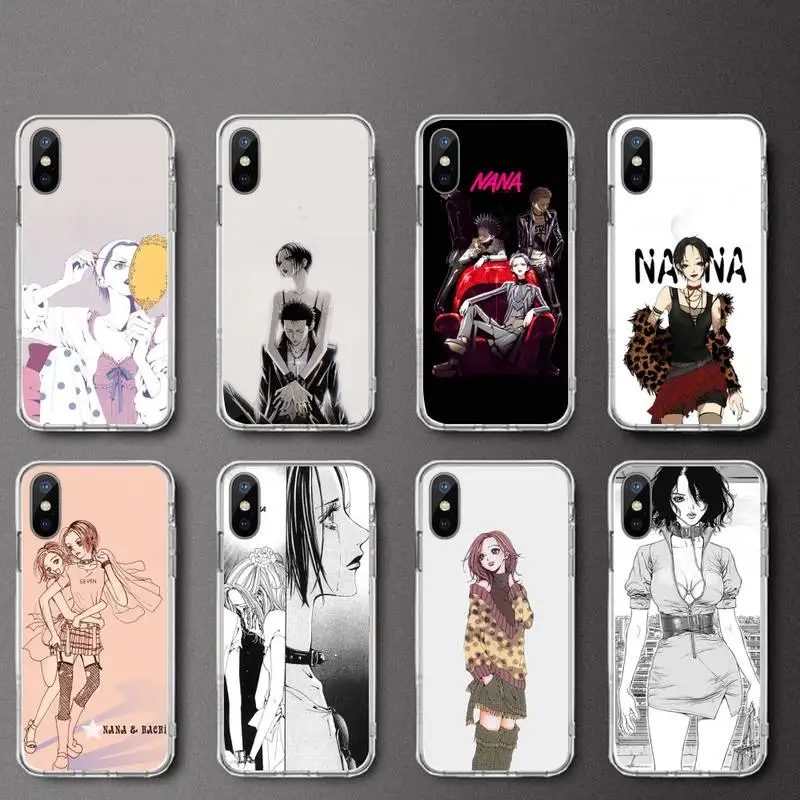 

Oosaki Nana Anime Phone Case Transparent soft For iphone 12 11 13 7 8 6 s plus x xs xr pro max mini