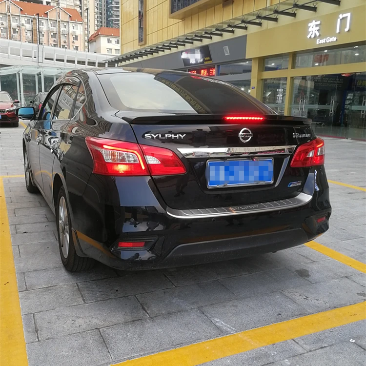 Спойлер для 2012-2018 Nissan Sentra SYLPHY с стоп-сигналами из АБС-пластика заднего крыла