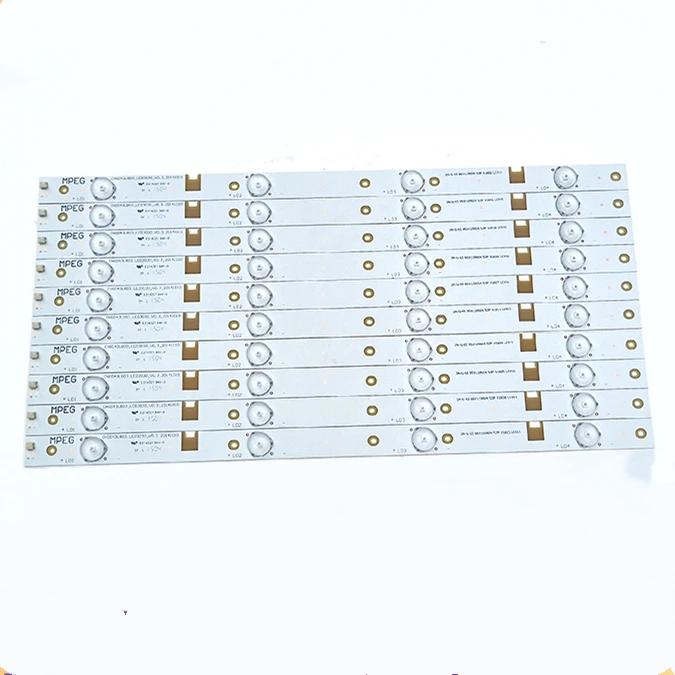 

10 PCS original Changhong TV 43A1U/LEXTAR-43D2000/D6000 LB43004 KH-D E344144/43D2060/43U1/43U3 light bar