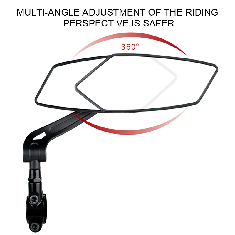 

Bicycle Rearview Mirror Clear Wide Range Back Sights Rearviewr Left Right Mirror for Cycling LDF668