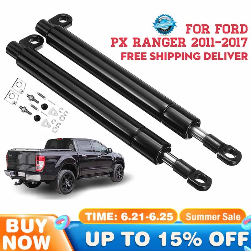 1 пара задних ворот замедленная и легкая установка комплект стойки для Ford PX Ranger 2011