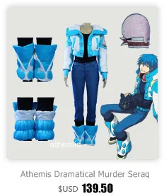 Athemis Dramatical Murder Seragaki Aoba перчатка аниме косплей на заказ любой размер высокое качество