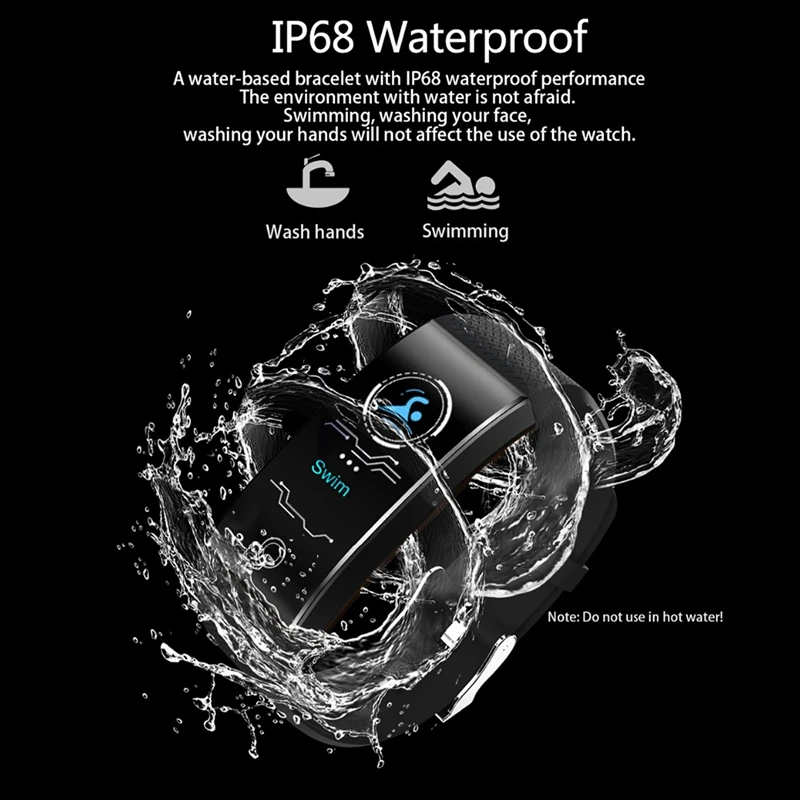 Qw18 умный Браслет С Пульсометром Ip68 водонепроницаемый цветной фитнес трекер Sn Band