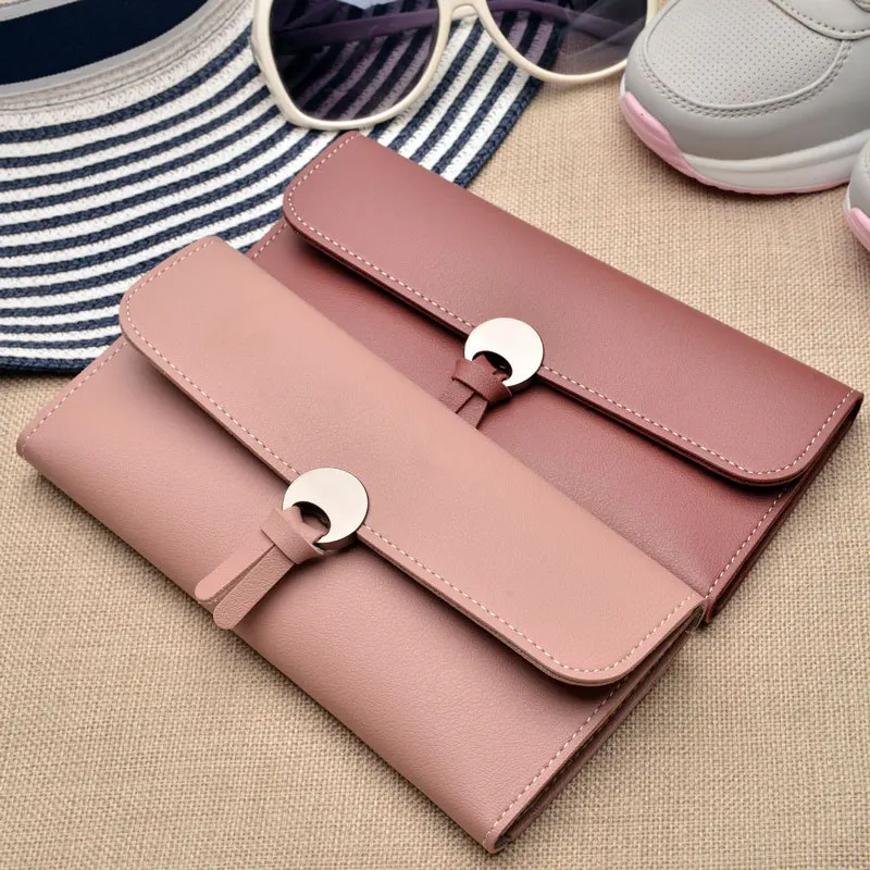 

Модные длинные женские кошельки 2020, Женский кошелек и бумажник из высококачественной искусственной кожи, дизайнерский Дамский клатч вечер...