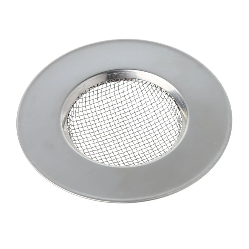 

Stainless Steel Hair Catcher Shower Curtain Shower Tray Filter Hole Trap Sink Metal Strainer