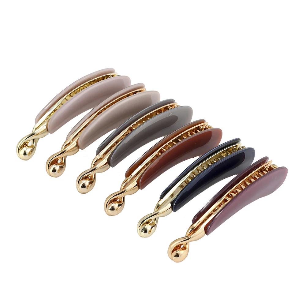 AWAYTR1Pc шпильки для волос с жемчугом заколки ювелирные украшения бананом женские