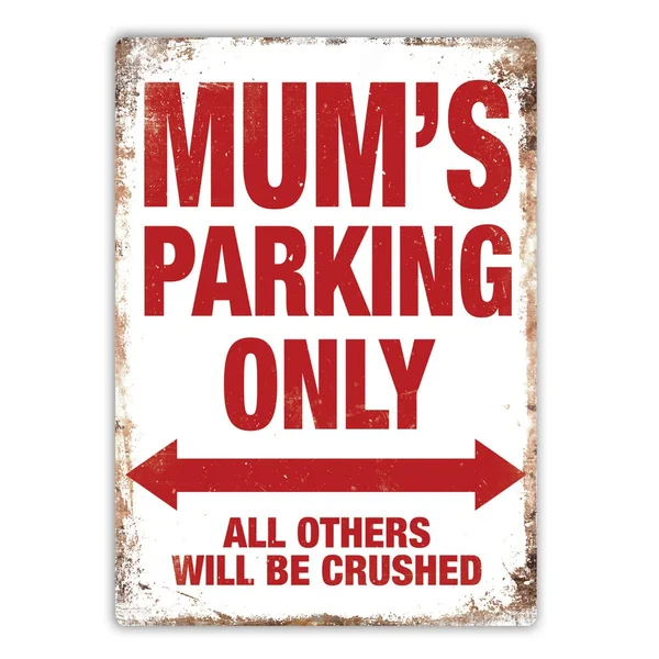 

ПредупреПредупреждение о парковке мамы, День матери, дети, жестяной знак, металлический плакат, металлический декор, металлическая наклейк...