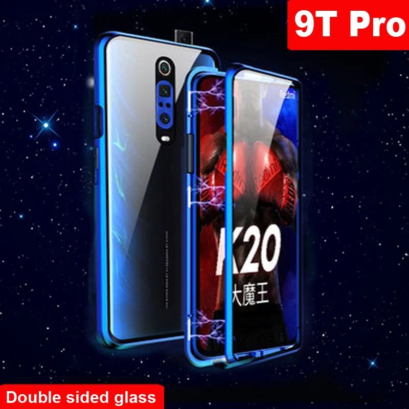 Роскошный Магнитный адсорбционный чехол для Xiaomi Mi 9 T Pro металлическая рамка