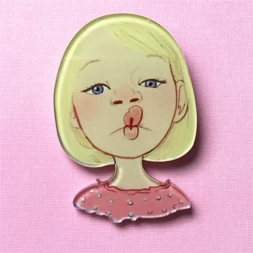 Оригинальные носочки для детей с милым женские броши акриловые значки со