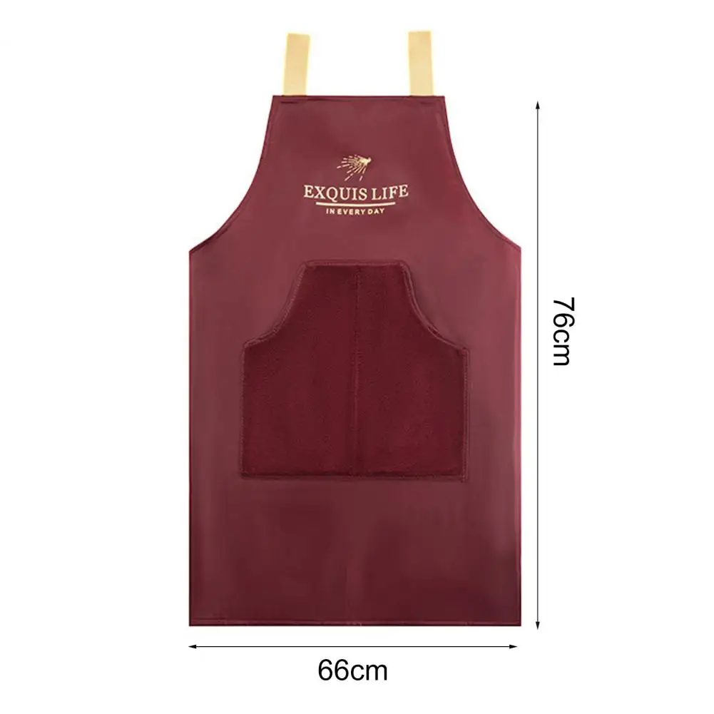 

HOT SALES!!! Sleeveless Apron Household Oxford Cloth Waterproof Wipeable Bib Workwear with Pocket for Kitchen Cooking Wholesale