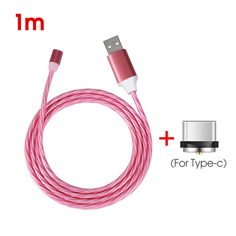 01 Крутой Магнитный USB кабель для быстрой зарядки usb type C кабель магнитное зарядное устройство для зарядки данных Micro USB кабель мобильного телефона кабель USB шнур - Цвет: 01