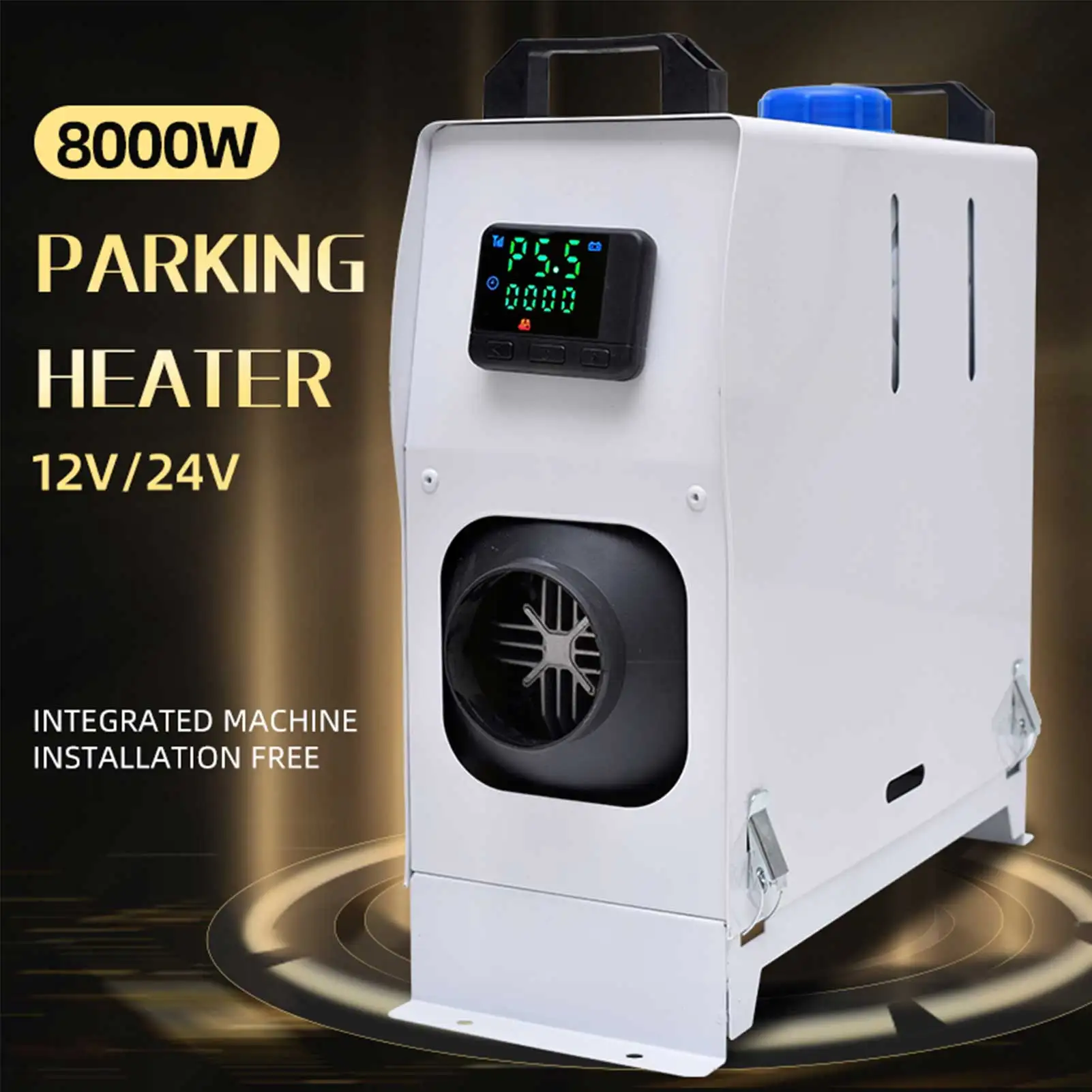 $68.83 12V 24V Autonomous Heater Electric Heaters All In One Car Parking Heater Air Conditioner Machine Remote Control LCD For Truck Ho