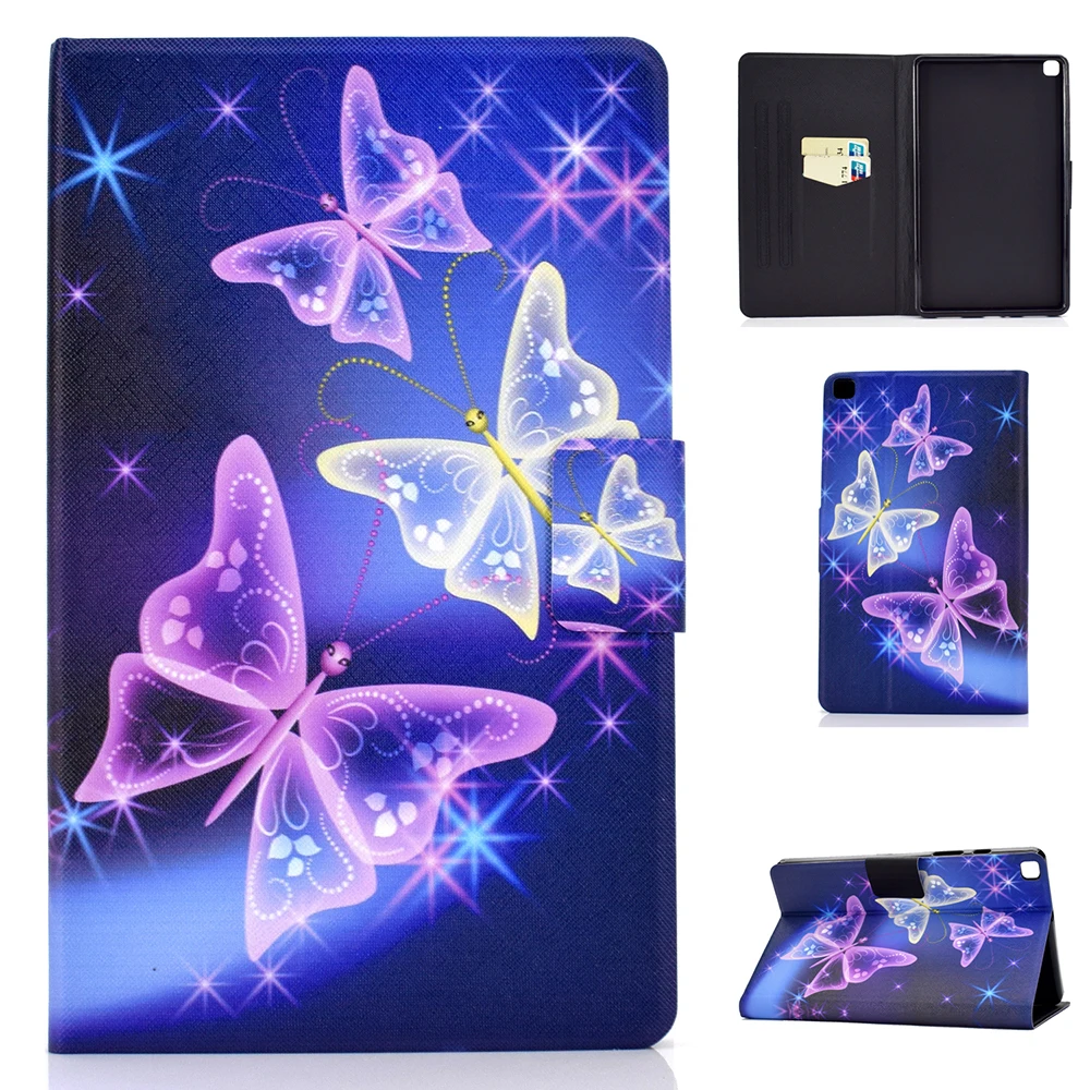 Ультра тонкий смарт-чехол для Samsung Galaxy Tab A 8 0 2019 крышка SM-T290 T295 защитный чехол с