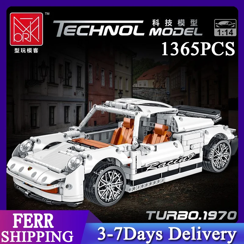 

Технический всемирно известный конструктор Mork 023013-1, классический спортивный автомобиль, гоночный конструктор, модель «сделай сам», сборна...