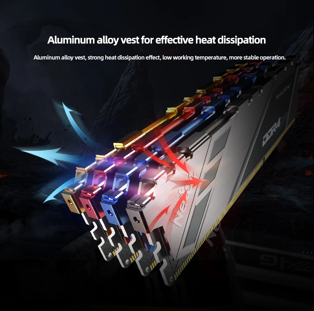 Оперативная память Netac DDR4 8 ГБ 16 Память 3200 МГц 3600 2666 модуль памяти ОЗУ радиатор для