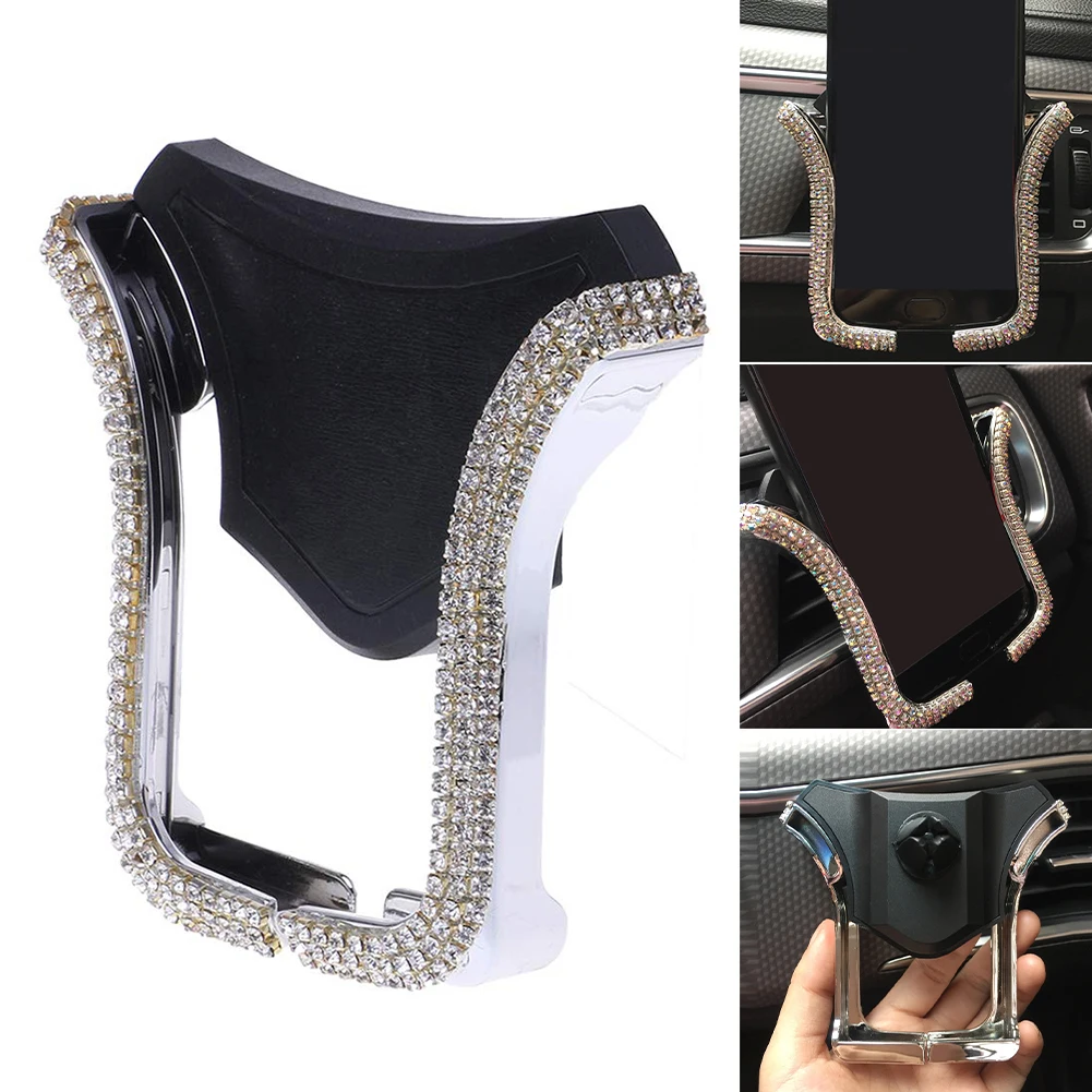 Стразы с кронштейном поддержка громкой связи автомобильный держатель для