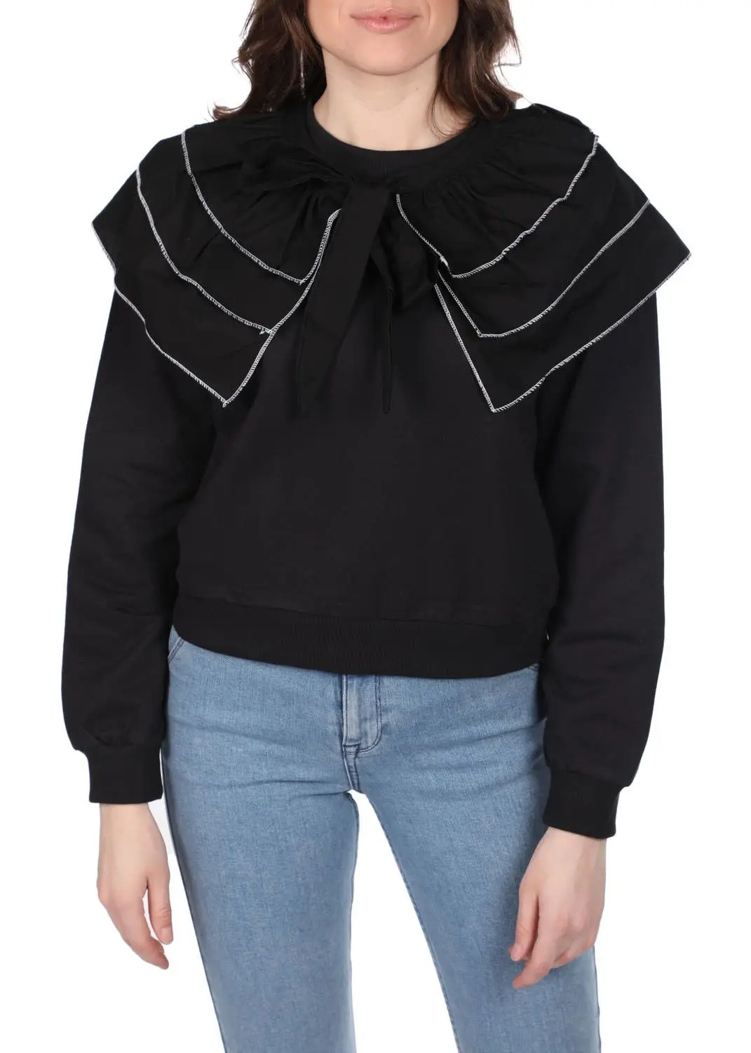 

Markapia Omuz Detayl Kadn Sweatshirt