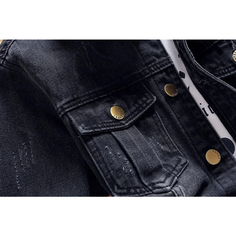 

Denim jacket men's jacket spring and autumn new youth tide brand slim casual coat men's clothing