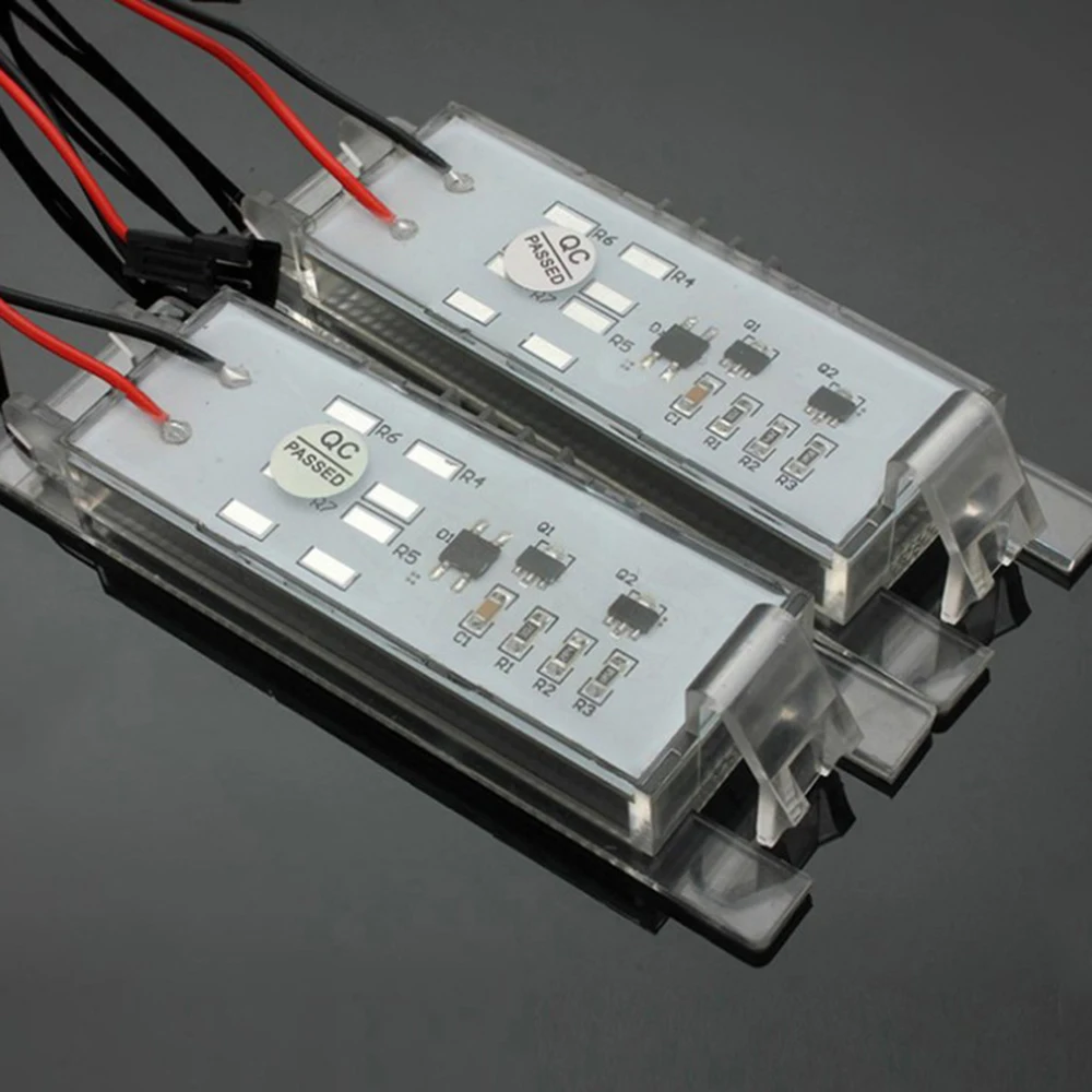 Светодиодный светильник для номерного знака автомобиля 2 шт. подходит Vauxhall Opel Corsa