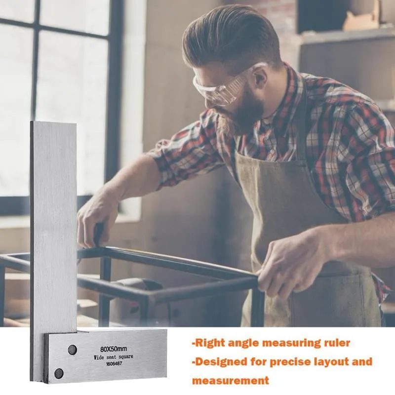 Плоские углы 90 градусов квадратные Плотницкие лезвия L-образные линейки