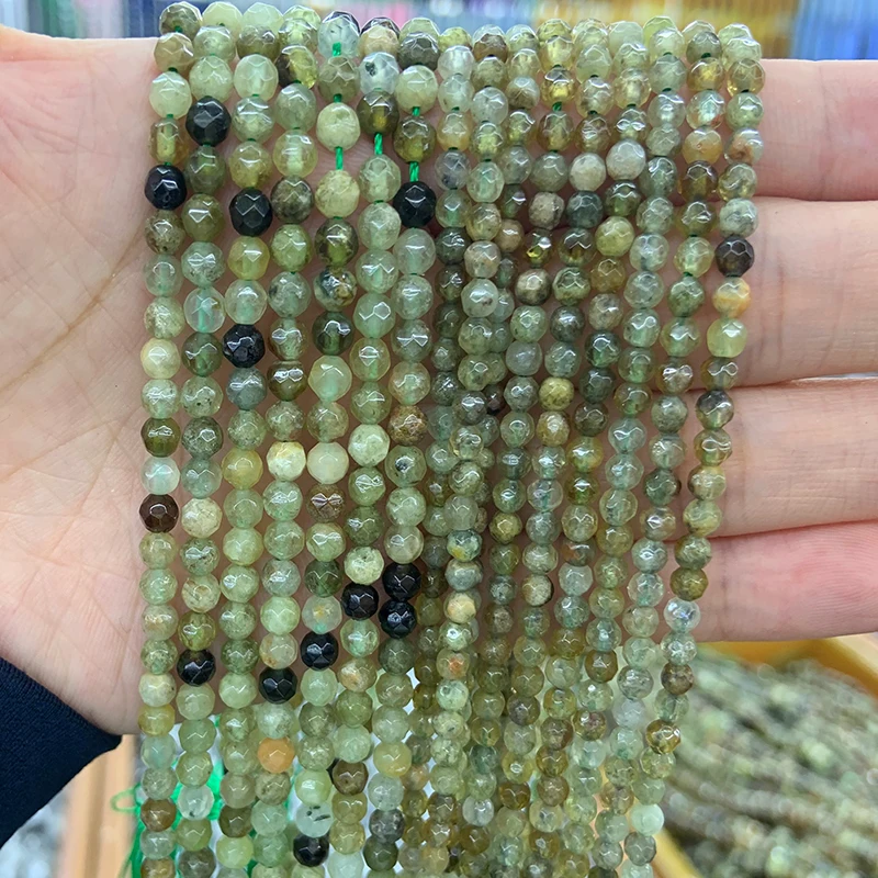 Круглые незакрепленные бусины диаметром 6-12 мм 15 дюймов для изготовления