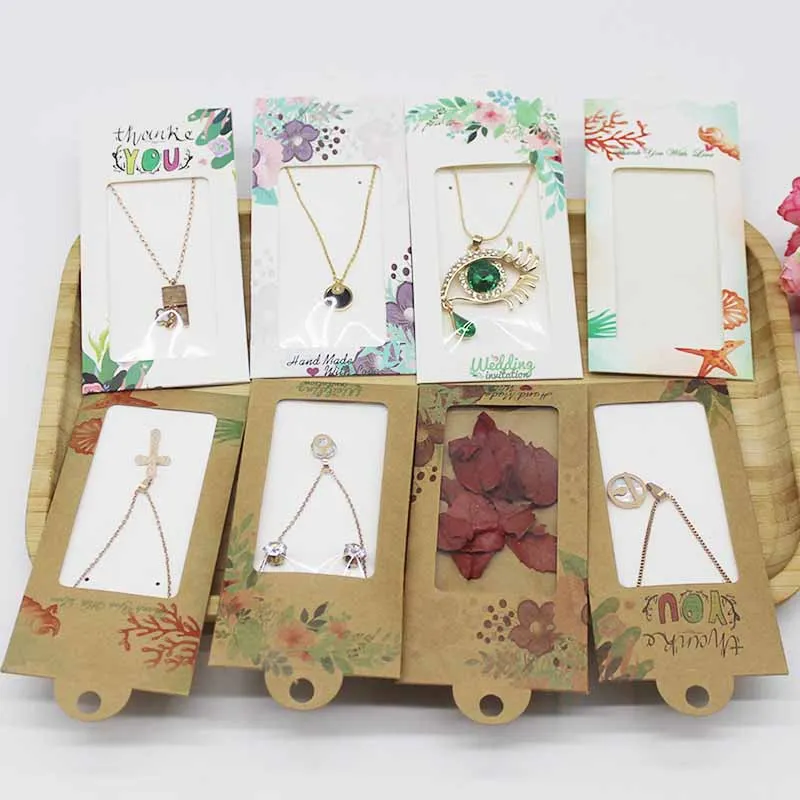 

New arrival Marbling flower style jewelry necklace pendant earring package box DIY For you wedding favors gifts window boxes