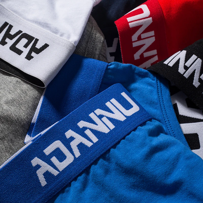 

New Men Briefs Sexy Ropa Interior Solid Cueca Men Underwear Brief U Convex Breathable Cotton Underpants Low Waist Plus Size