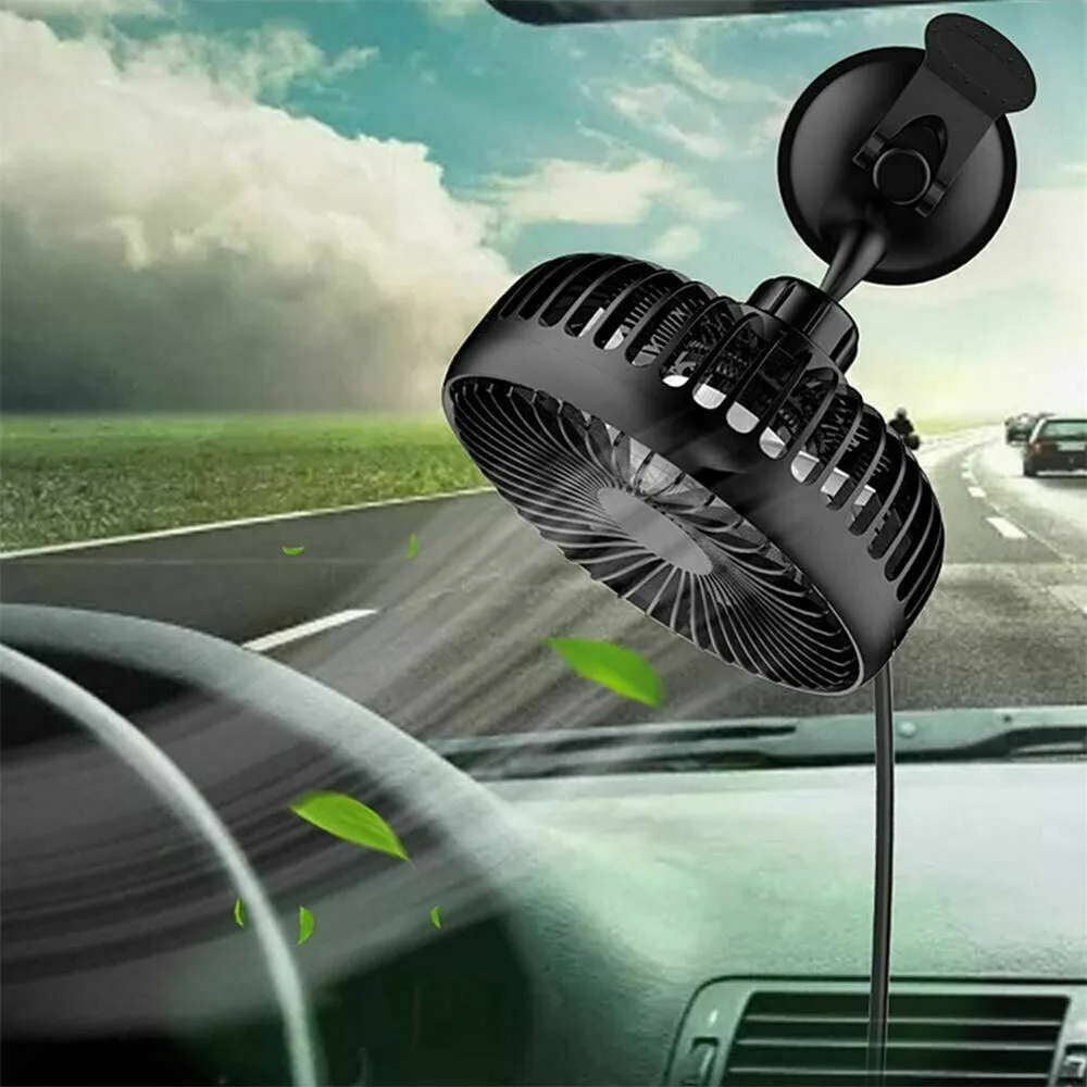 Автомобильный Вентилятор 360 градусов 3 скорости Usb 12 В 24 | Автомобили и мотоциклы
