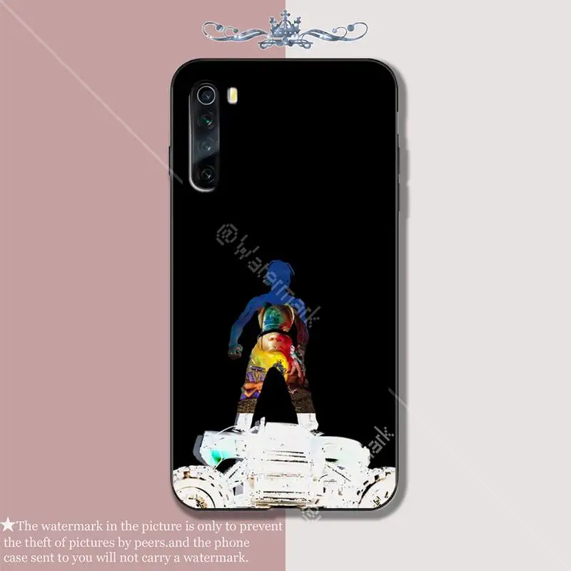 Maiyaca Travis Scott Rapper Silicone black case coque for xiaomi redmi 4X 5 plus 6 6A 7 7A 8 8A 9 note 4 T pro max cover | Мобильные