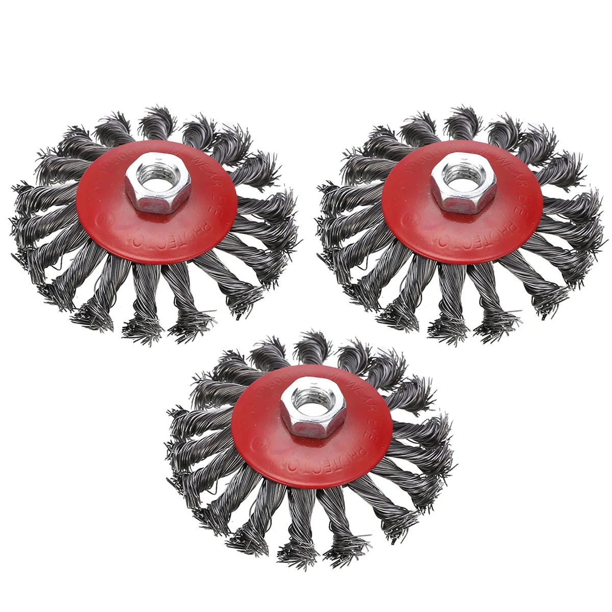 

3 шт., Набор щеток для садовых абразивных инструментов, 115 мм, M14