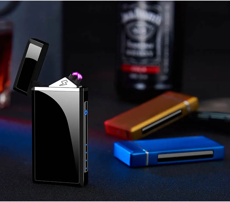 Зажигалка USB Электронная плазменная Зажигалка для курения Электронная зажигалка с выгравированным именем