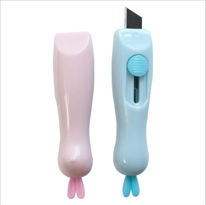 2 pcs Pen knife Paper cutter Utility Cleaver cartoon Metal Box Pocket Craft Knife cute girl school supplies | Канцтовары для офиса