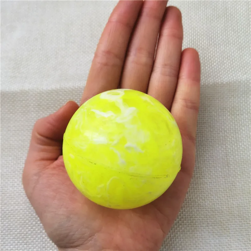 55 мм Цветные игрушечные шарики с облаками эластичные резиновые прыгающие
