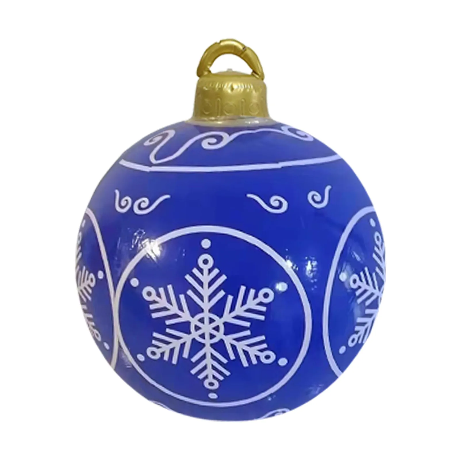 

Inflatable Festive 23.6Inch Xmas Balls For Outdoor Home Balls Christmas Gift PVC Christmas Christmas Ornaments Atmosphere Toys